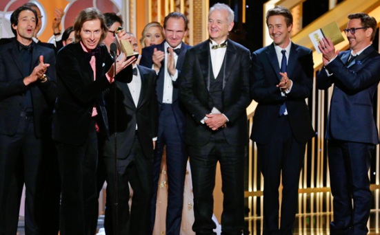 O excelente O Grande Hotel Budapeste desbancou Birdman na categoria de melhor filme comédia/musical ganhando força na temporada de premiações