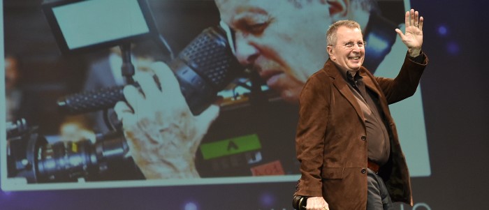 43º Festival de Cinema de Gramado - 08/08/2015. O diretor Daniel Filho recebe o troféu Cidade de Gramado. Foto:Cleiton Thiele/Agência PressPhoto – www.edisonvara.com.br